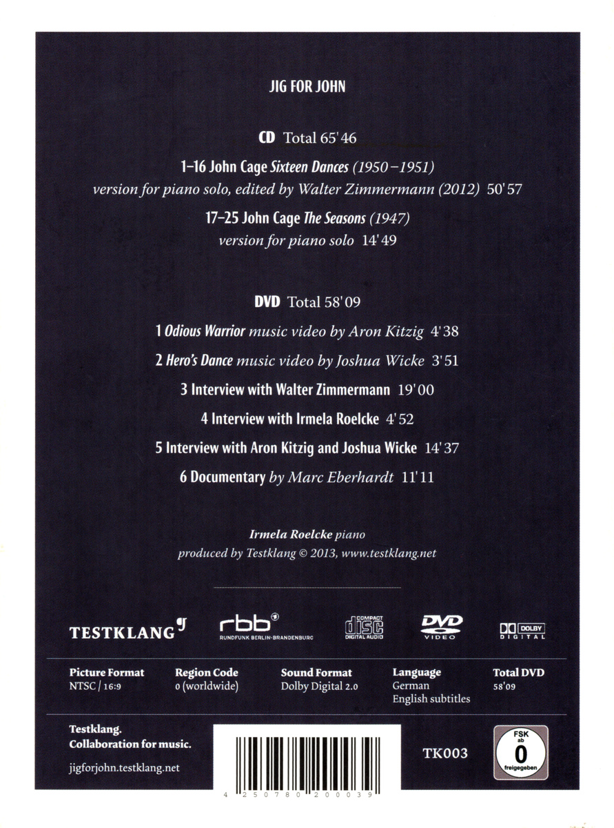 CD John Cage Jig for John