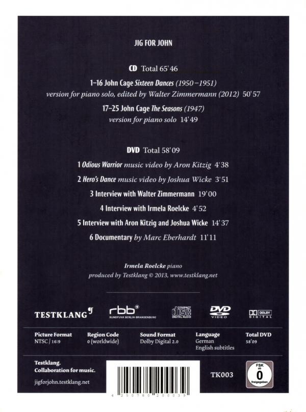 John Cage - JIG FOR JOHN - Testklang